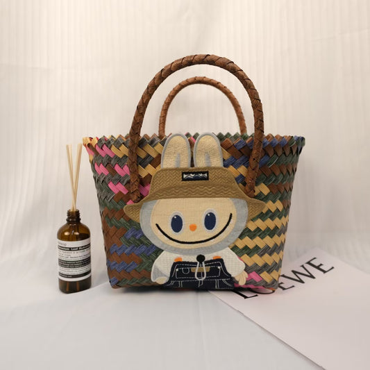 らぶぶ編みバッグ