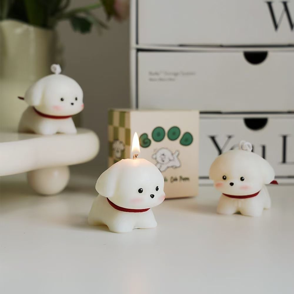 アロマキャンドル にゃんこ、うさぎちゃん、ワンコのキャンドル、すごく可愛い
