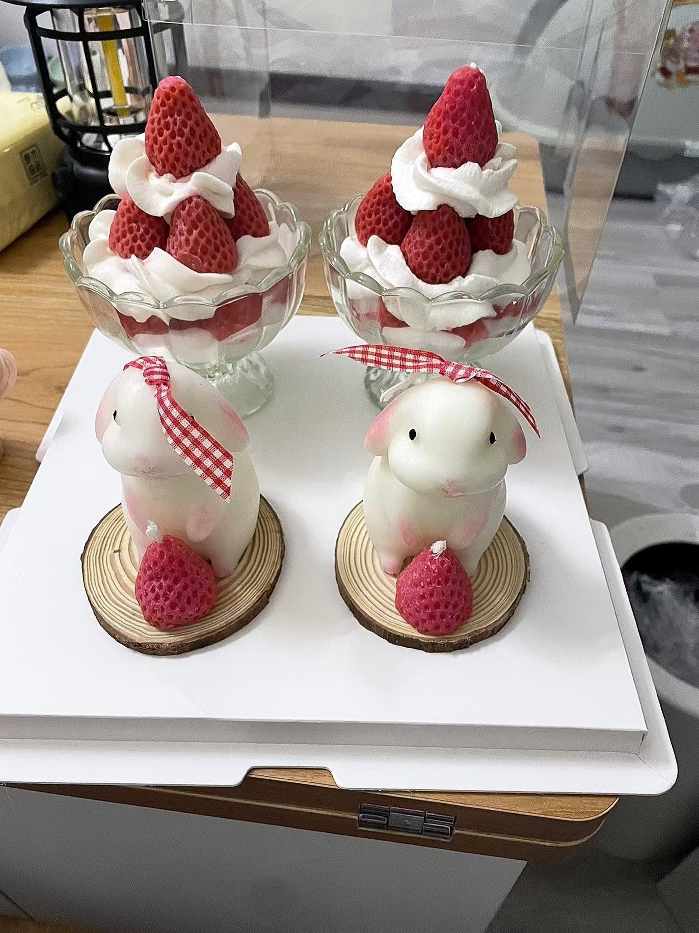アロマキャンドル にゃんこ、うさぎちゃん、ワンコのキャンドル、すごく可愛い