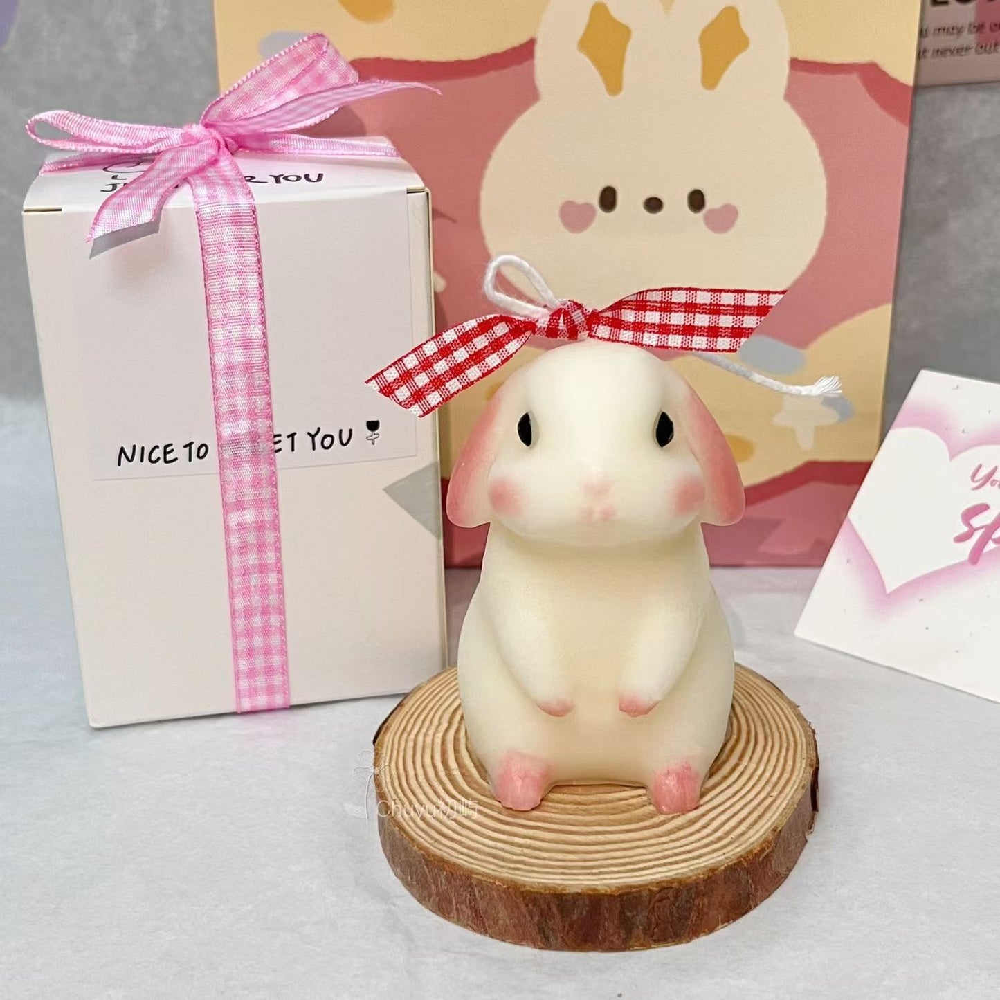 アロマキャンドル にゃんこ、うさぎちゃん、ワンコのキャンドル、すごく可愛い