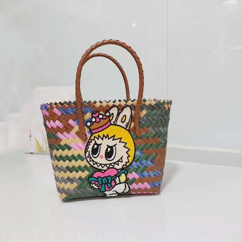 らぶぶ編みバッグ