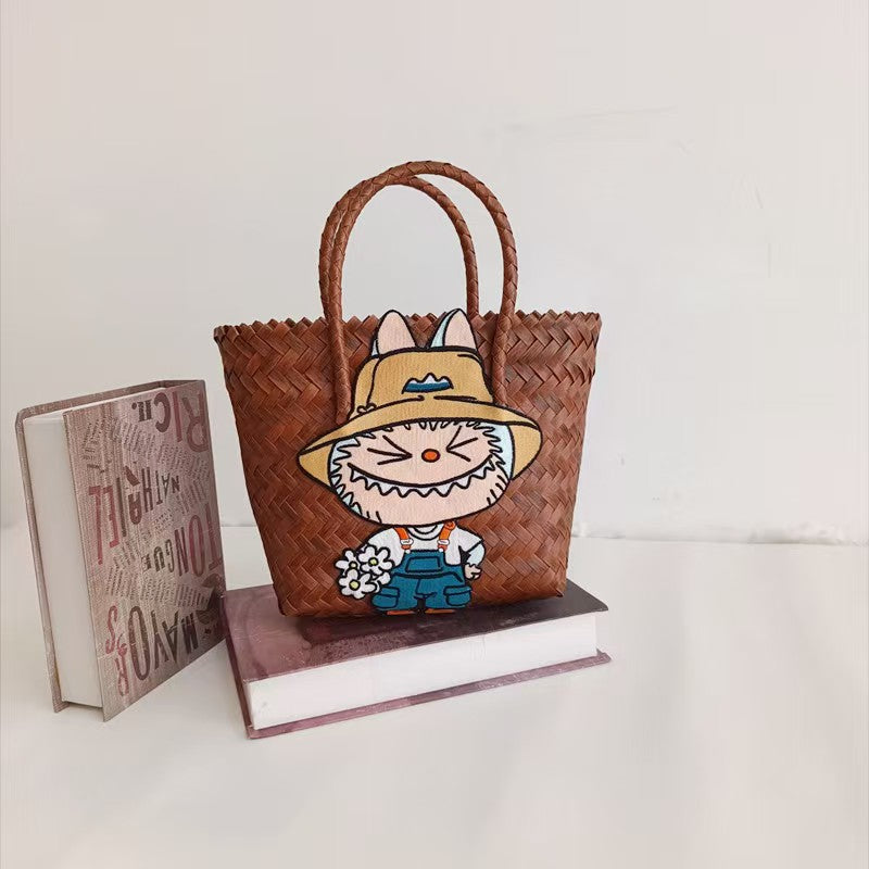 らぶぶ編みバッグ