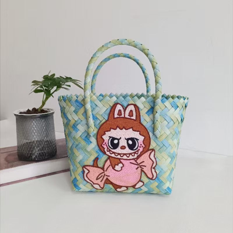 らぶぶ編みバッグ